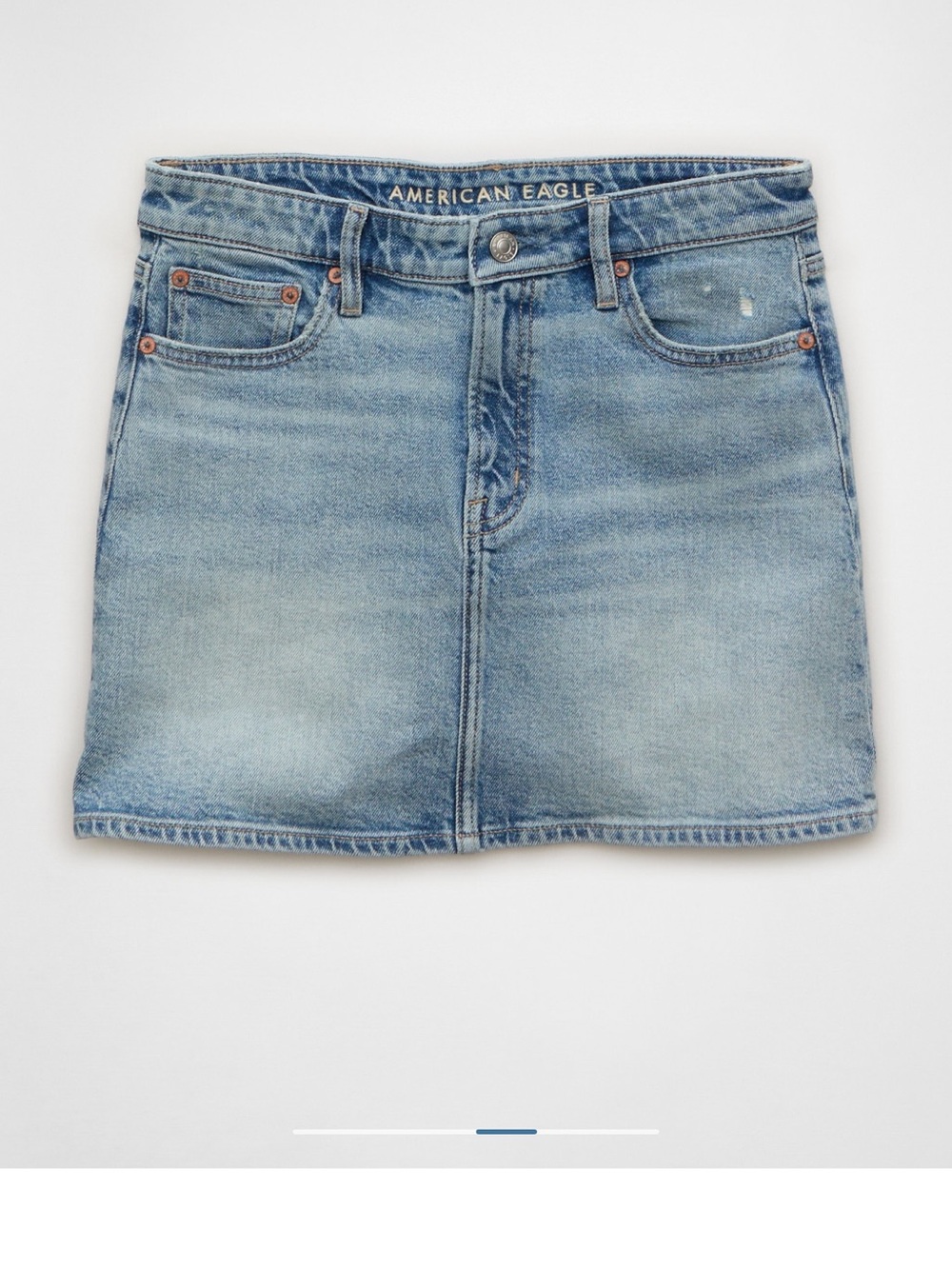 American Eagle Outfitters Denim Mini Skirt - Light Blue - Picture 5 of 6
